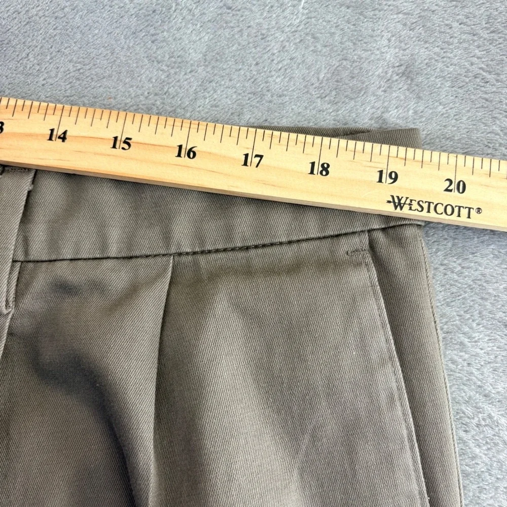 Dockers Mens 38x32 Classic Fit Flat Front Pants Khaki Stain Defender‎ Workwear